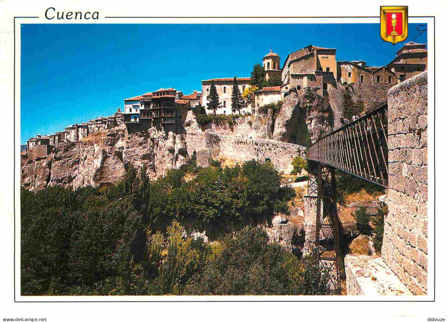 Espagne - Espana - Castilla la Mancha - Cuenca - Casas colgadas - Puente de San Pablo - Pont de San Pablo - CPM - Voir S