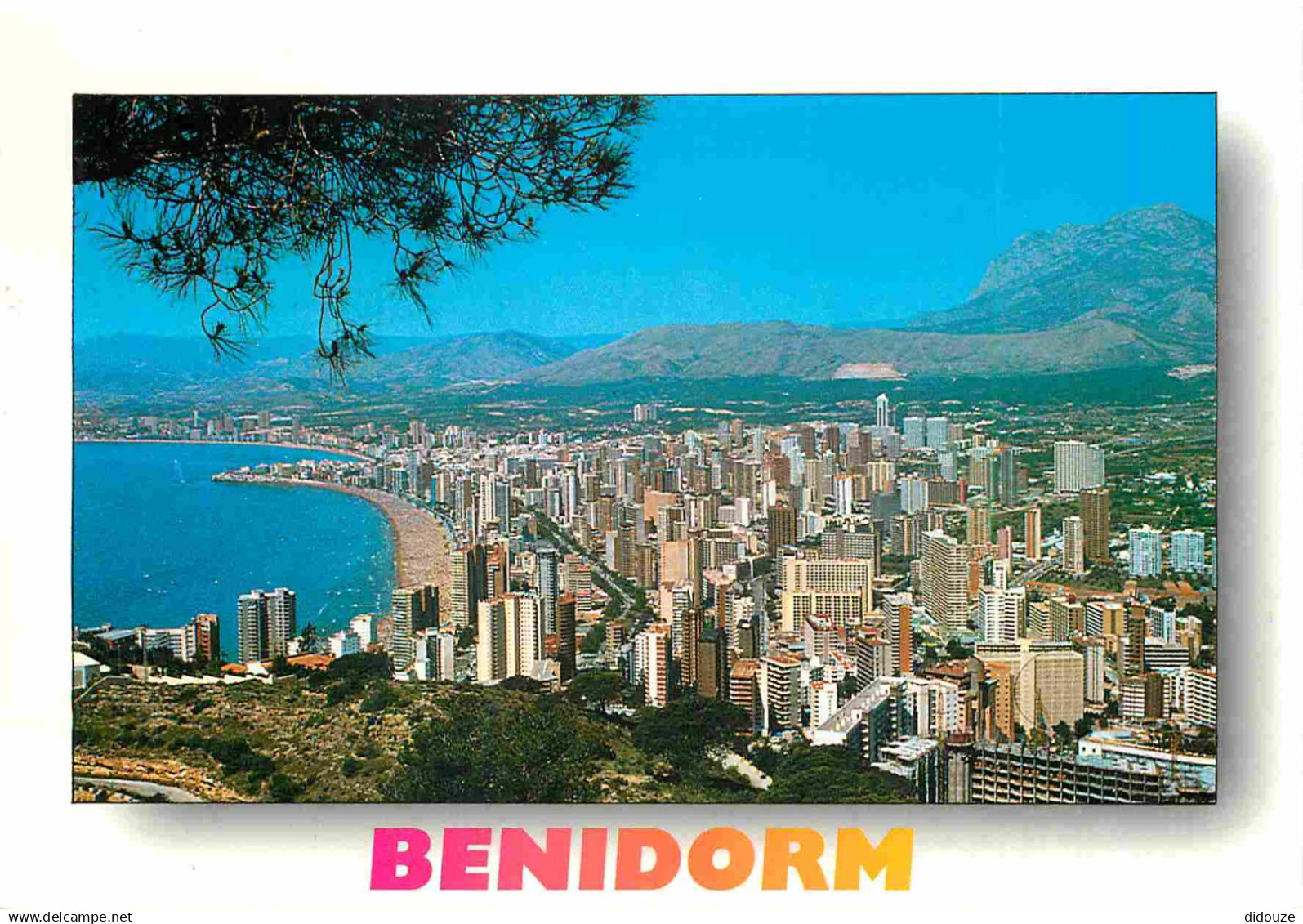 Espagne - Espana - Comunidad Valenciana - Benidorm - Vista panoramica - immeubles - architecture - Vue aérienne - CPM -