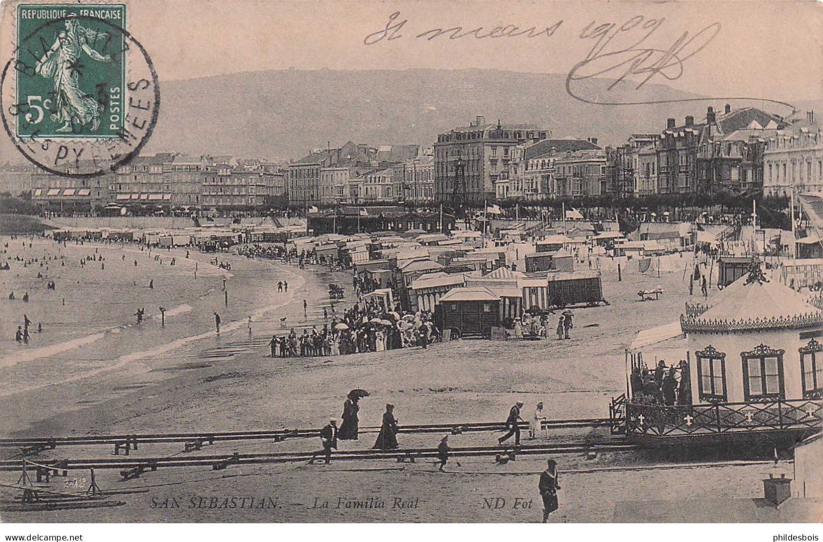 ESPAGNE  SAN SEBASTIAN  la familia real