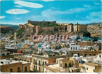 CPA Almeria Vue partielle et la Forteresse