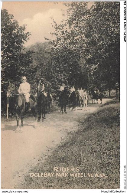 AVHP8-0481-ESPAGNE - RIDERS - oglebay park wheeling w-va