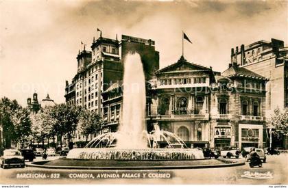 Barcelona Cataluna Comedia Avenida Palace y Coliseo