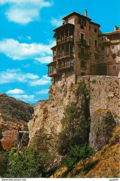 CPM Cuenca Casas Colgadas Maison suspendues