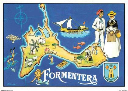 Formentera ES Inselkarte