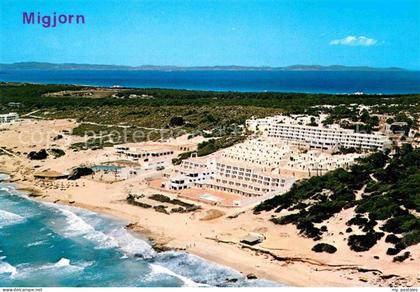 Formentera Playa Migjorn Fliegeraufnahme