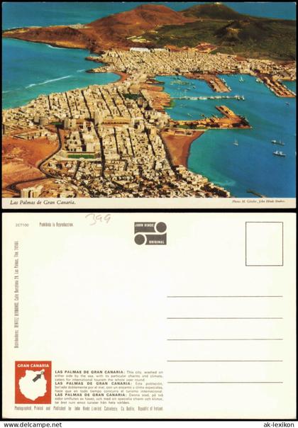 Las Palmas de Gran Canaria Luftbild Luftaufnahme Las Palmas de Gran Canaria 1960