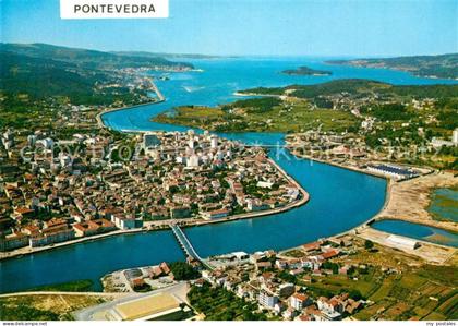 Pontevedra Fliegeraufnahme