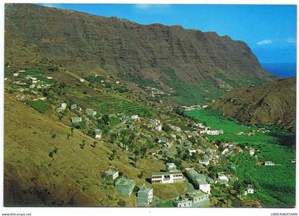 Postal Gomera. Hermigua. Vista general Nº 9