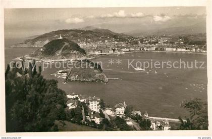 San Sebastian  Pais Vasco ES Fliegeraufnahme Bucht