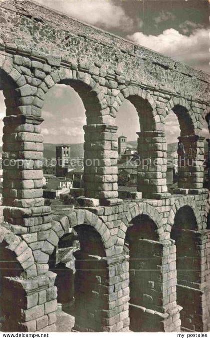 Segovia Castilla y Leon ES Detalle del Acueducto