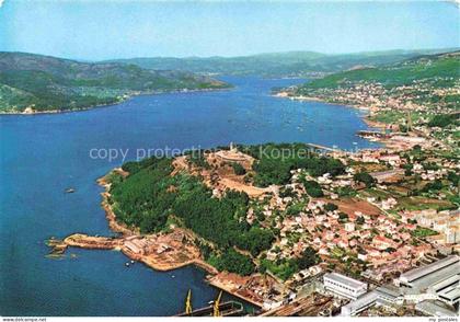 VIGO  Galicia ES Fliegeraufnahme