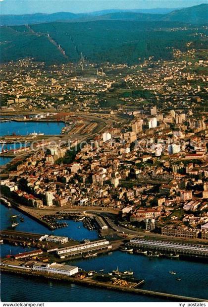 Vigo Galicia Espana Fliegeraufnahme