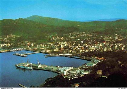 Villagarcia de Arosa Pontevedra Galicia ES Fliegeraufnahme