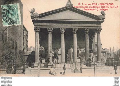ESPAGNE - S04871 - Barcelona - Construcciones Modernas - Ballen - Num. 72 - Arquitecto J. Vilaseca -