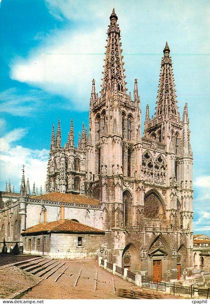 CPM Burgos Catedral Facade Principale