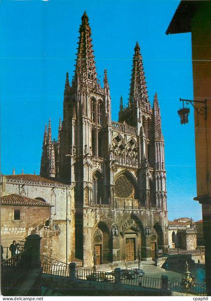 CPM Burgos Catedrale Facade Principale