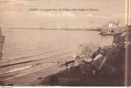 CADIZ - La parte Sur de Cadiz vista desde el Blanco.