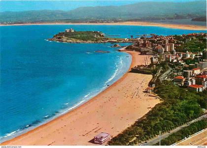 Carte Postale - Espagne - Espana - Cantabria - Santander - Playa de la Castaneda - al fondo Peninsula Magdalena - Plage