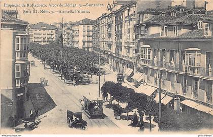España - SANTANDER Cantabria - Alameda Primera - Ed. R. Pacheco Serie III N. 7