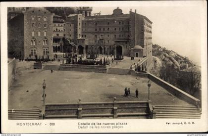 CPA Montserrat Katalonien, Detalle de las nuevas plazas
