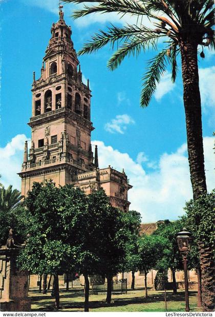 [-15%] ESPAGNE - Córdoba - De Córdoba - Cathédrales de Espagne - cour - jardin - palmiers - animé - Carte postale