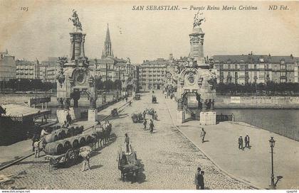 CPA San Sebastian Puente Reina Maria Cristina