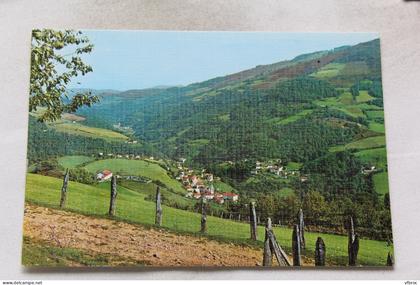Cpm, Valcarlos, vista general, al fondo Arneguy, Espagne