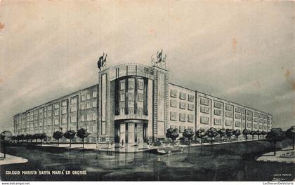 ESPAGNE - Orense - Colegio Marista Santa Maria - Huecograbado Fournier - CPA