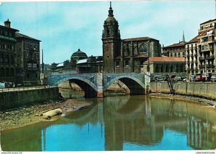 Postal Vizcaya. Bilbao. Puente e Iglesia de San Antón No. 36