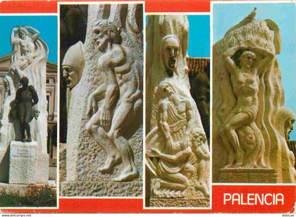 Carte Postale - Espagne - Espana - Castilla y Leon - Palencia - Monumento a Berruguete - Multivues - CPM - Voir Scans Re