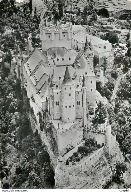 CPM Segovia El Alcazar Vista aerea