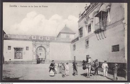 Spagna, cartolina nuova d'epoca della Casa de Pilatos a Siviglia Sevilla  -FT42