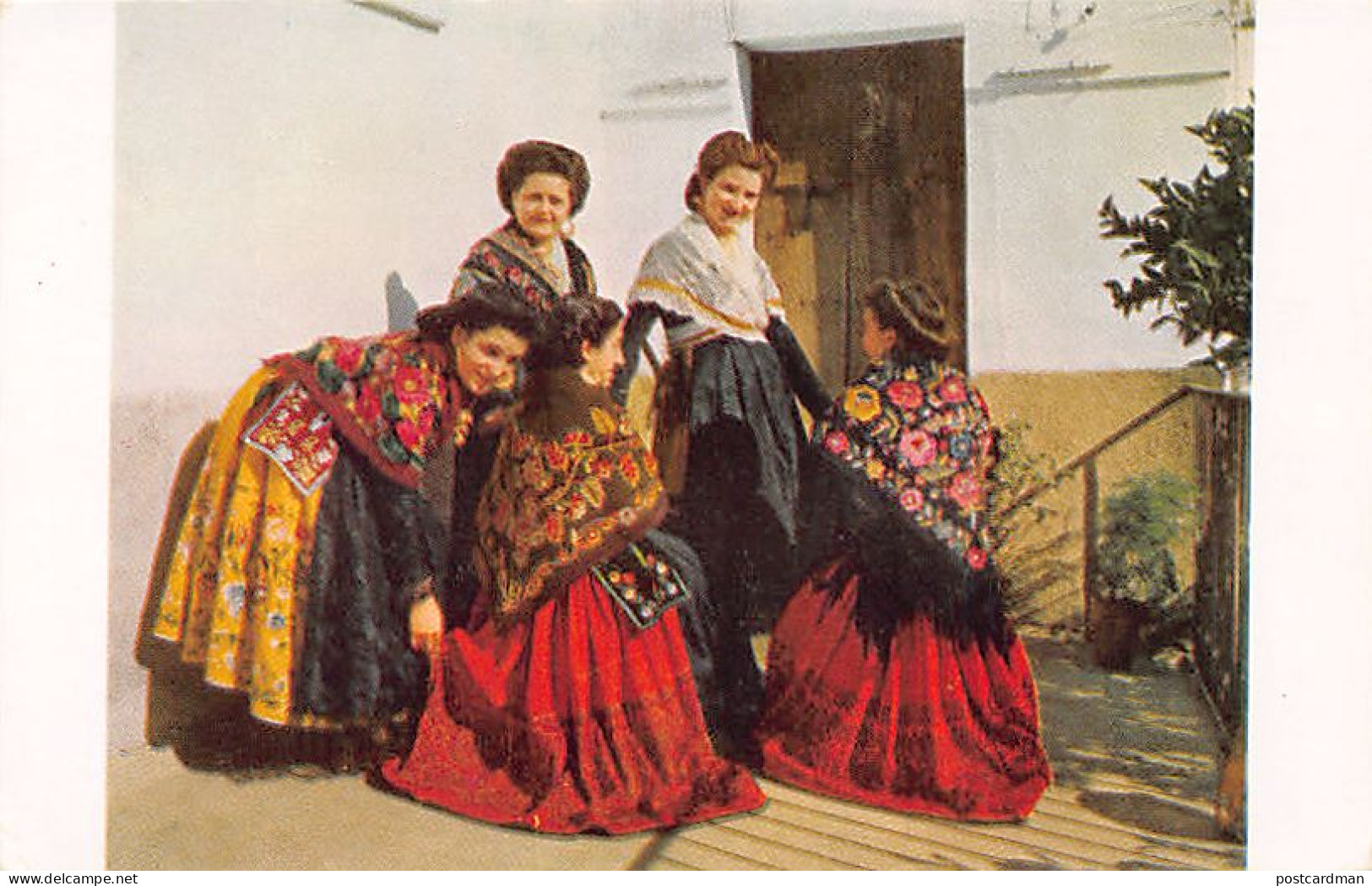 España - ARROYO DE LA LUZ (Extremadura) Vestido de gala - Fotografiado en 1949 para la Hispanic Society of America (Nuev