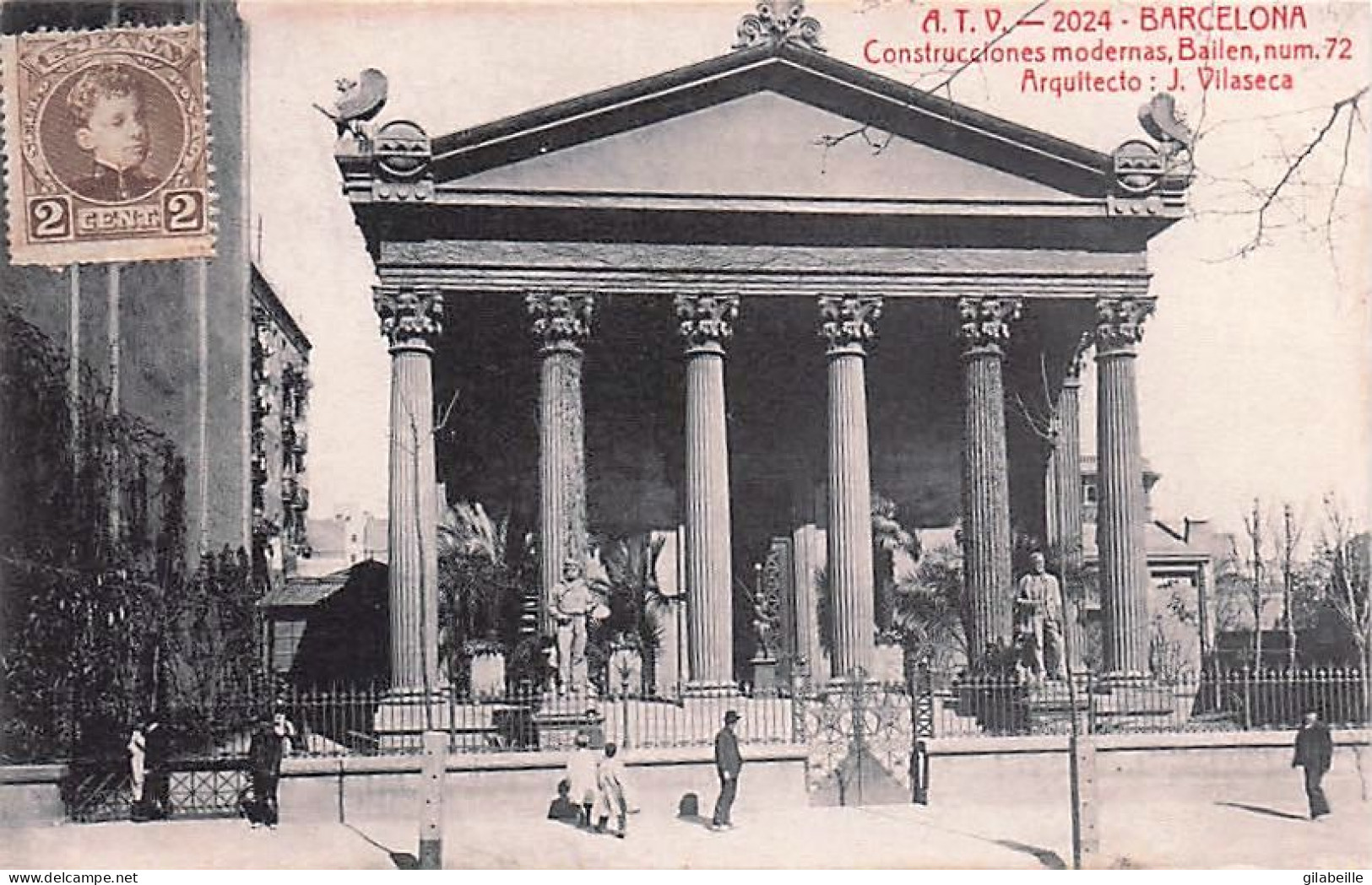 España-Barcelona - construccciones modernas Bailen num 72