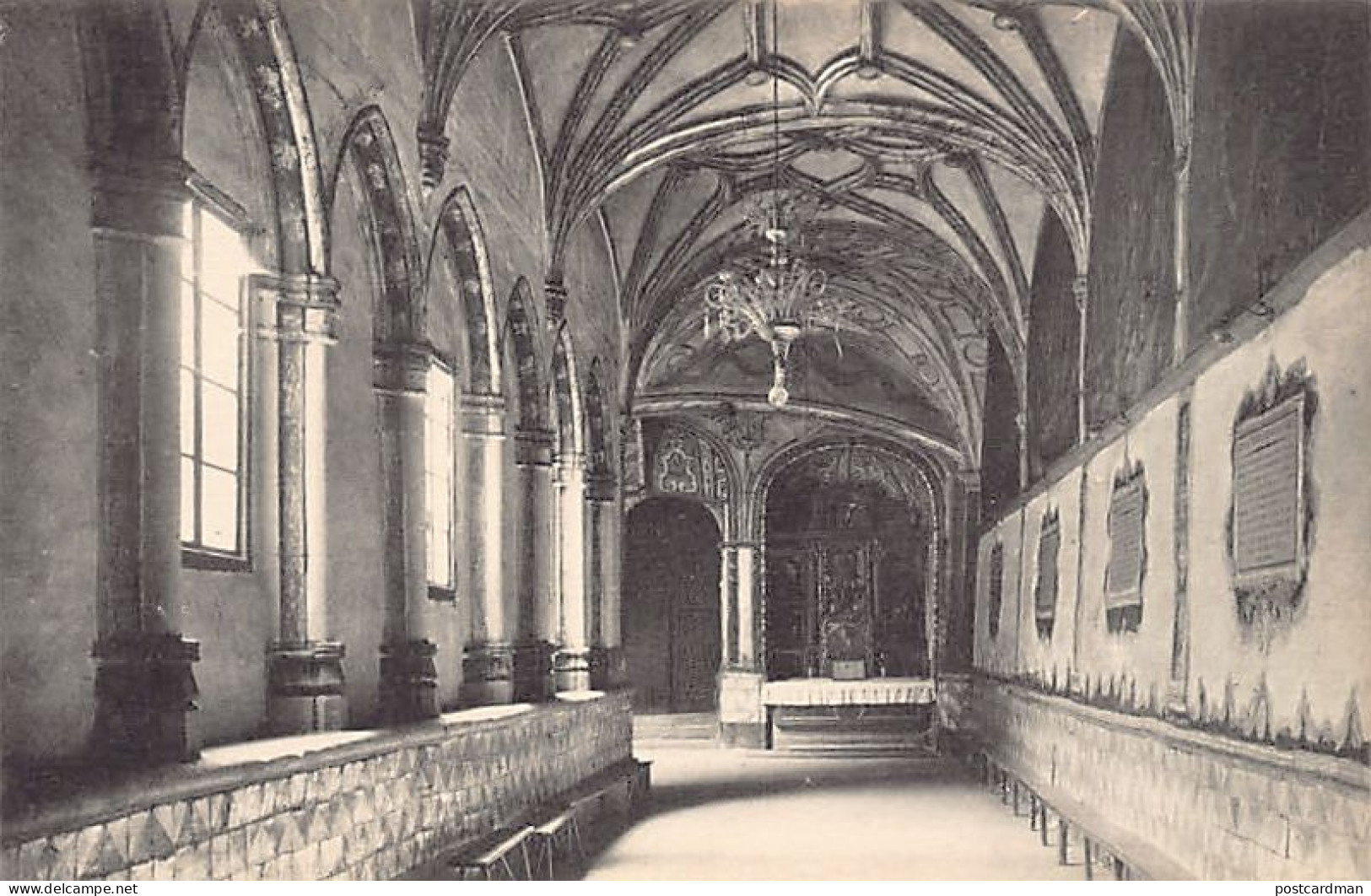 España - LOGROÑO (La Rioja) Claustro de la Iglesia imprial de Santa Maria de Palacio - Ed. L. Roisin