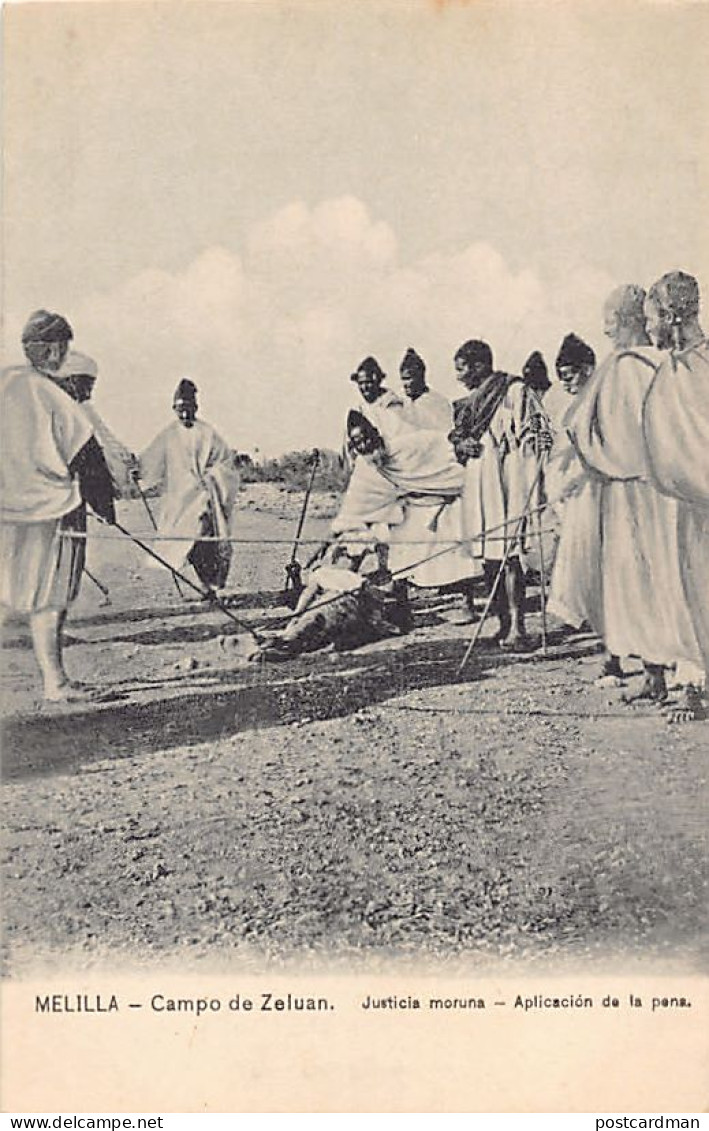 España - MELILLA - Campo de Zeluan - Justicia moruna - Aplicacion de la pena - Ed. Peso Fot. 15