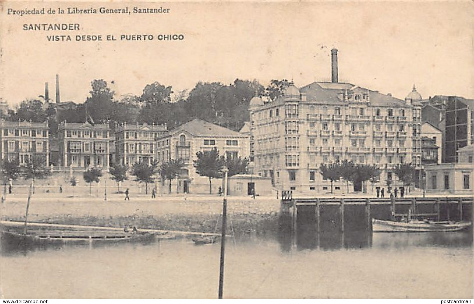España - SANTANDER (Cant.)  Vista desde el puerto chico - Ed. Libreria General