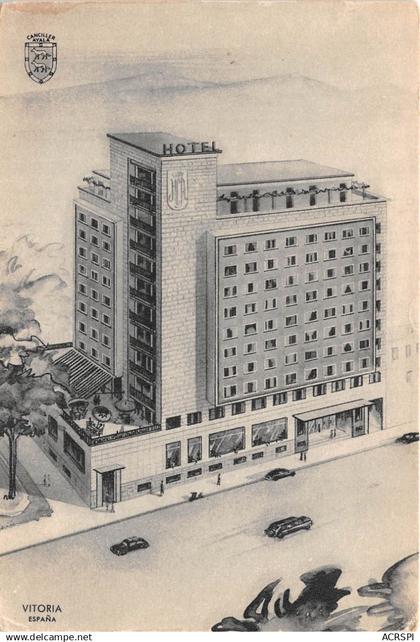 VICTORIA Hotel Canciller AYALA Rodeado de Parques y Jardines (SCAN RECTO VERSO)NONO0087