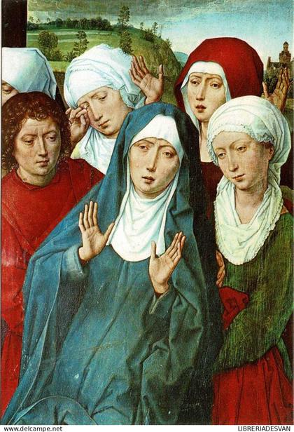 Postal Granada. Capilla Real. Las Santas Mujeres, de Memling. Serie 45 No. 255