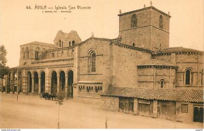 CPA Avila Iglesia de San Vicente