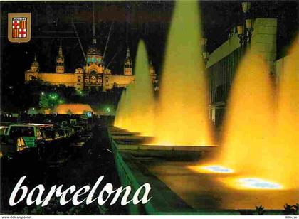 Espagne - Barcelona - Fonts i Palau Nacional de Montjuic - CPM - Voir Scans Recto-Verso