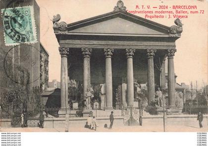 ESPAGNE - S04871 - Barcelona - Construcciones Modernas - Ballen - Num. 72 - Arquitecto J. Vilaseca -