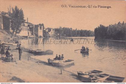 SPAIN - Valladolid, El rio Pisuerga, Postcard
