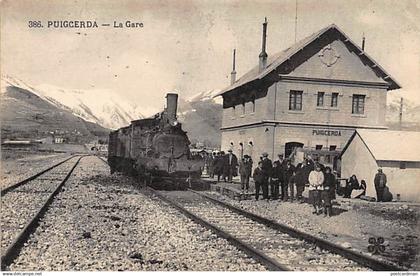 PUIGCERDA - Estacion del Ferrocarril - Ed. 386.
