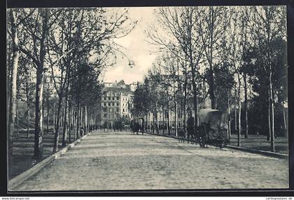 Postal Granada, Avenida de las Estaciones y Parque