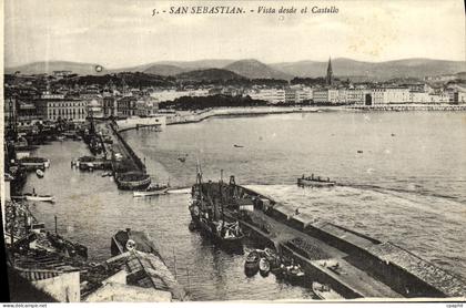 CPA San Sebastian Vista Desde el Castillo