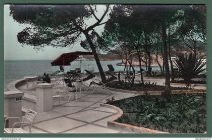 Spain - MALLORCA,  Peguera, Terrazas junto al mar