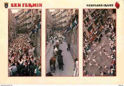 Carte Postale - Espagne - Espana - Navarra - Pamplona - Multivues - Sanfermines - San Fermin - CPM - Voir Scans Recto-Ve