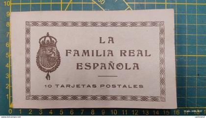 LA FAMILIA REAL ESPANOLA 10 TARJETAS POSTALES REINA DONA VICTORIA EUGENIA DON ALFONSO PRINCIPE ASTURIAS EUGENIA EL REY