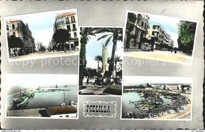 Melilla Hafen Boote Gebaeude